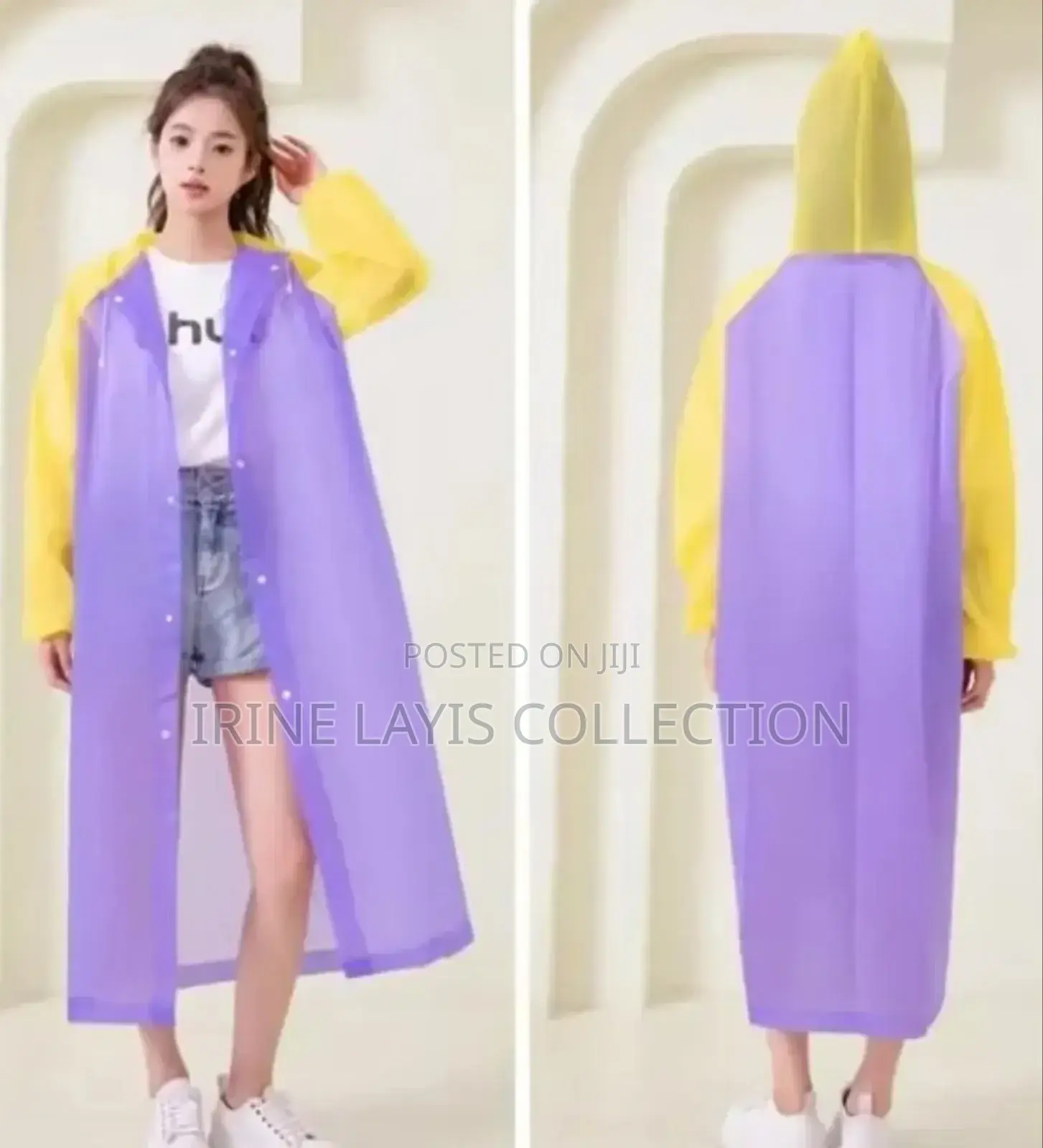 Unisex Light Long Rain Coats