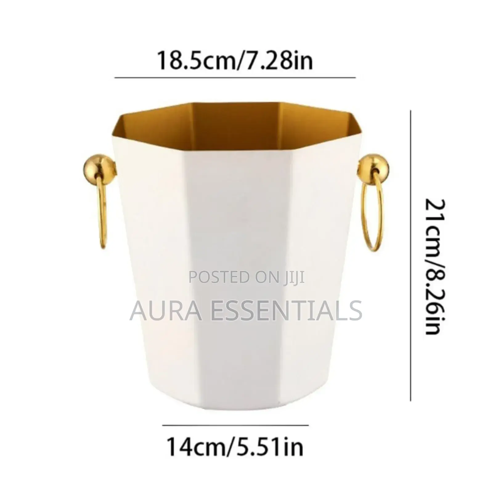 Portable Heavy-Duty Metal Champagne Ice Bucket