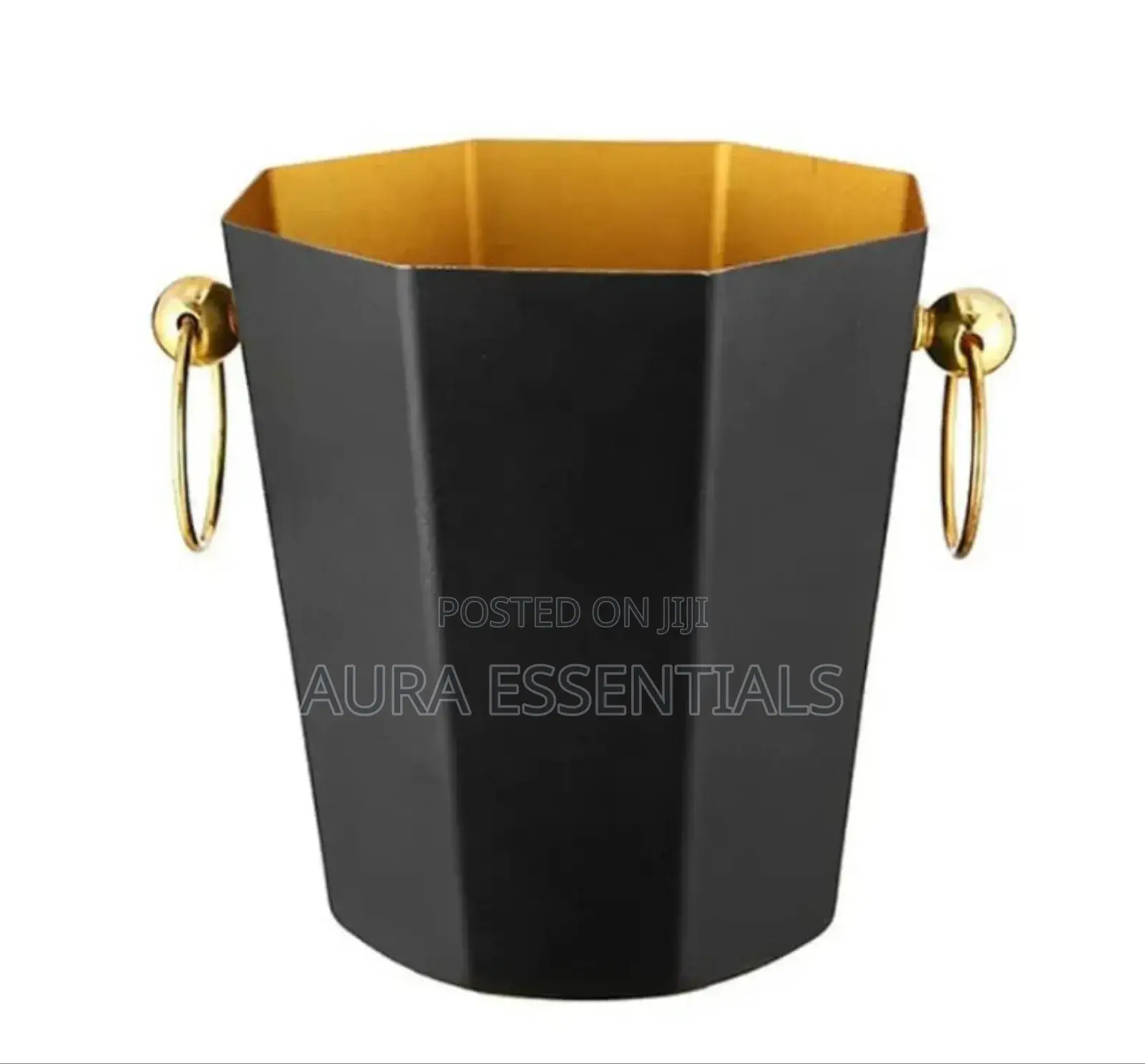 Portable Heavy-Duty Metal Champagne Ice Bucket
