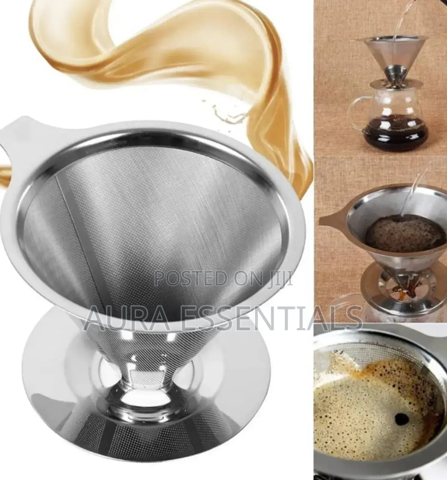 Stainless Steel Reusable Coffee Filter