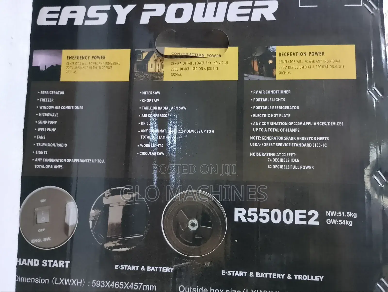 3.5kw Petrol Generator R5500e2