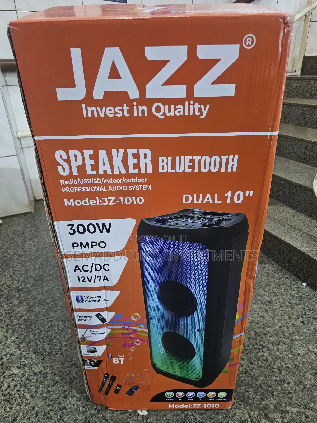 Jazz Jz-1010 Rechargeable Speaker