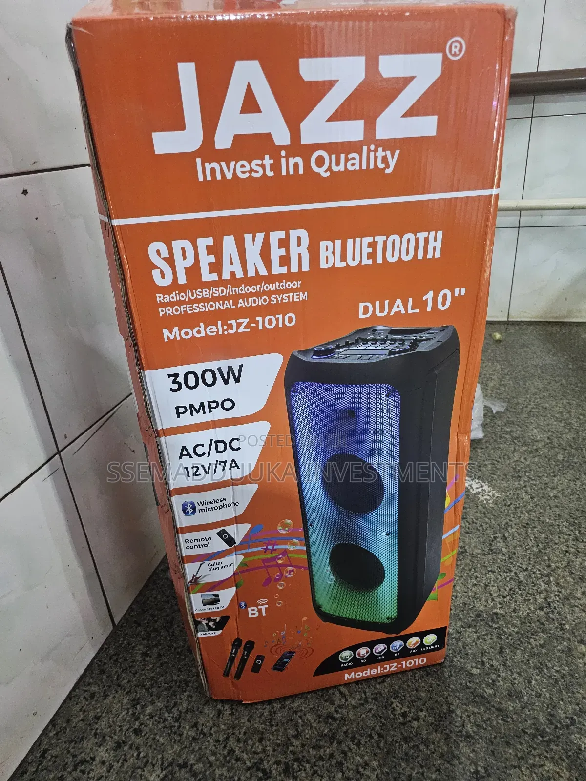 Jazz Jz-1010 Rechargeable Speaker