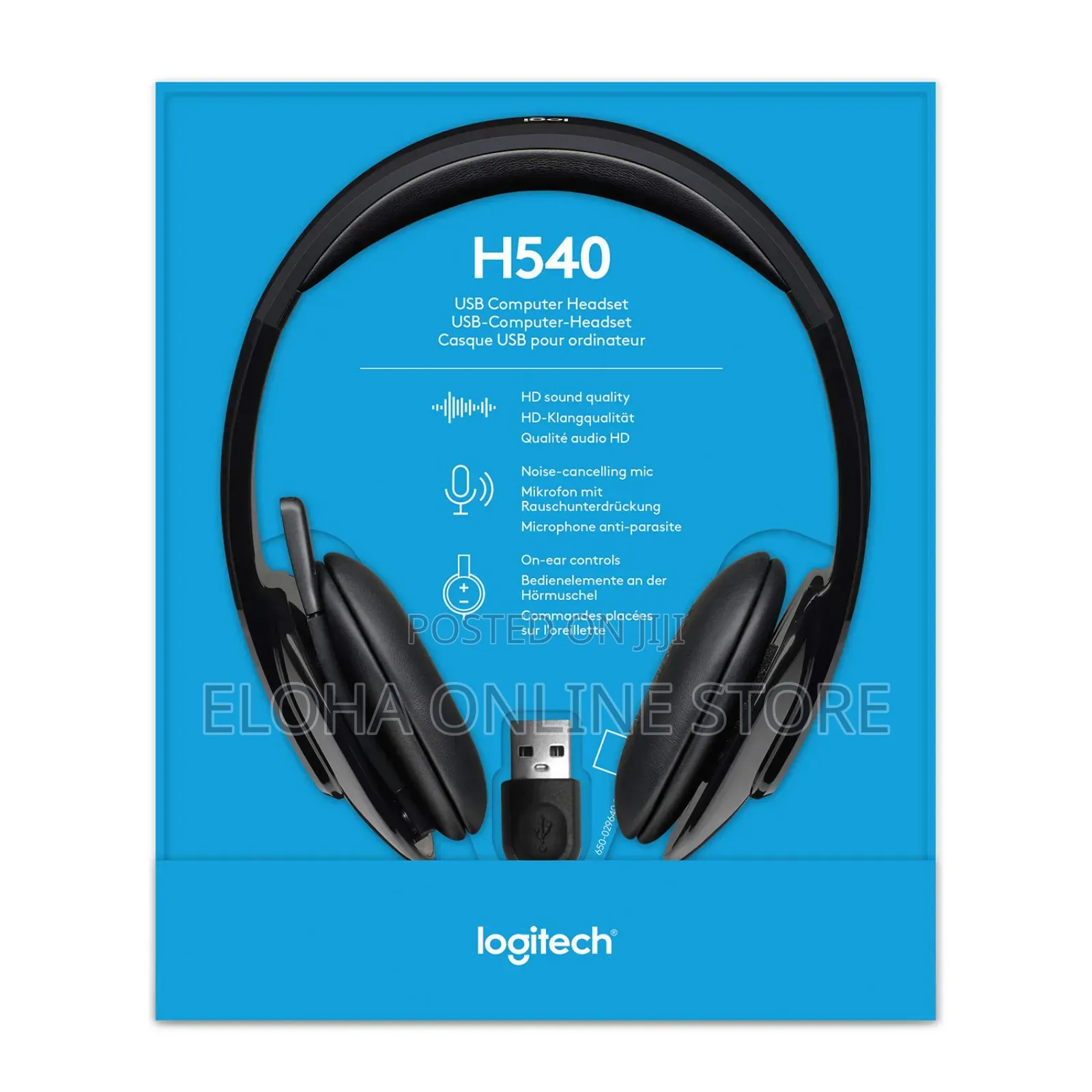 Logitech H540 Usb -a Wired Headset