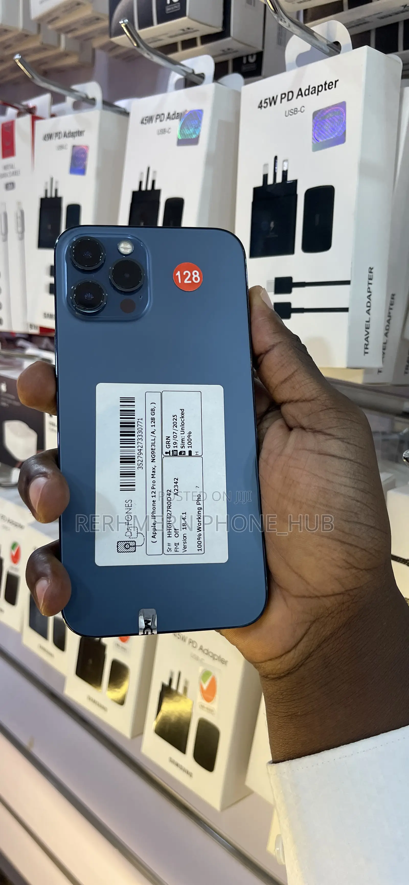 New Apple iPhone 12 Pro Max 128 GB Blue