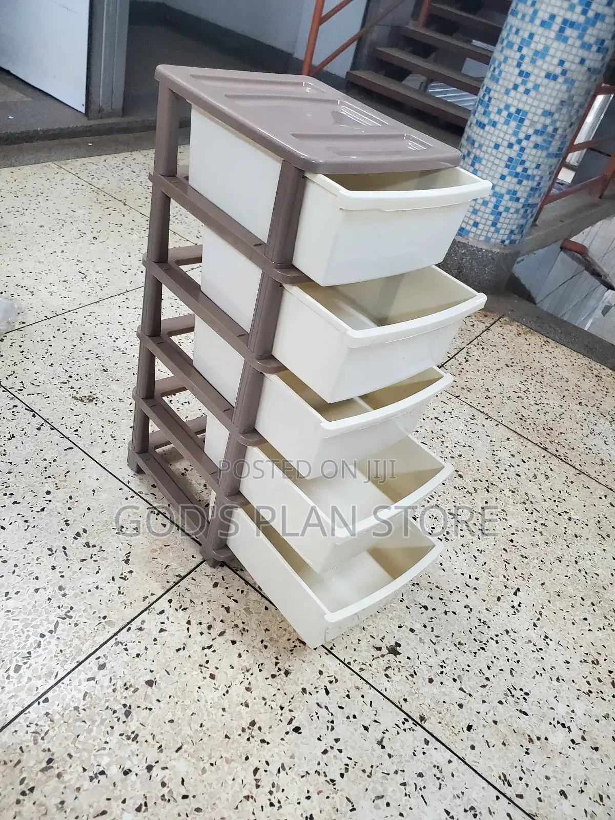 Compartment Plastic Drawer Organizer Trolley/Cabinet