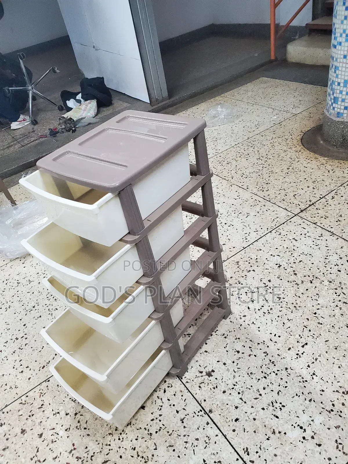 Compartment Plastic Drawer Organizer Trolley/Cabinet