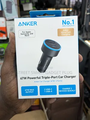 Anker 67 Watts Triple Port Car Charger