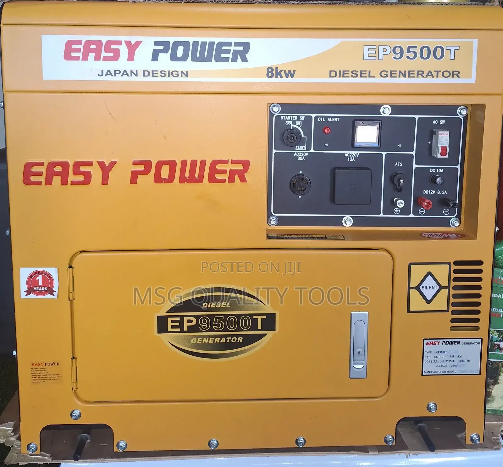 Easy Power Diesel Generator 8kw