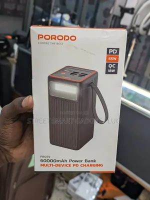 Porodo 60.000mah Power Bank 65watts Pd
