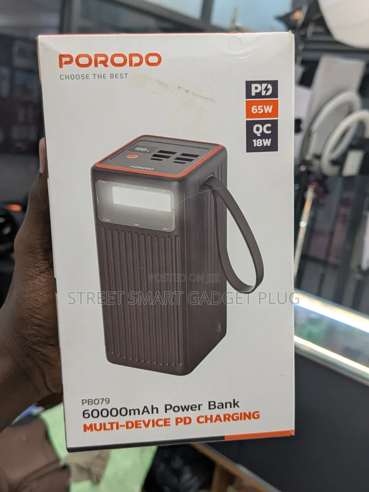Porodo 60.000mah Power Bank 65watts Pd