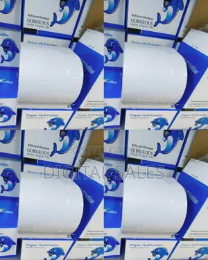 White Plastic Paper Holder