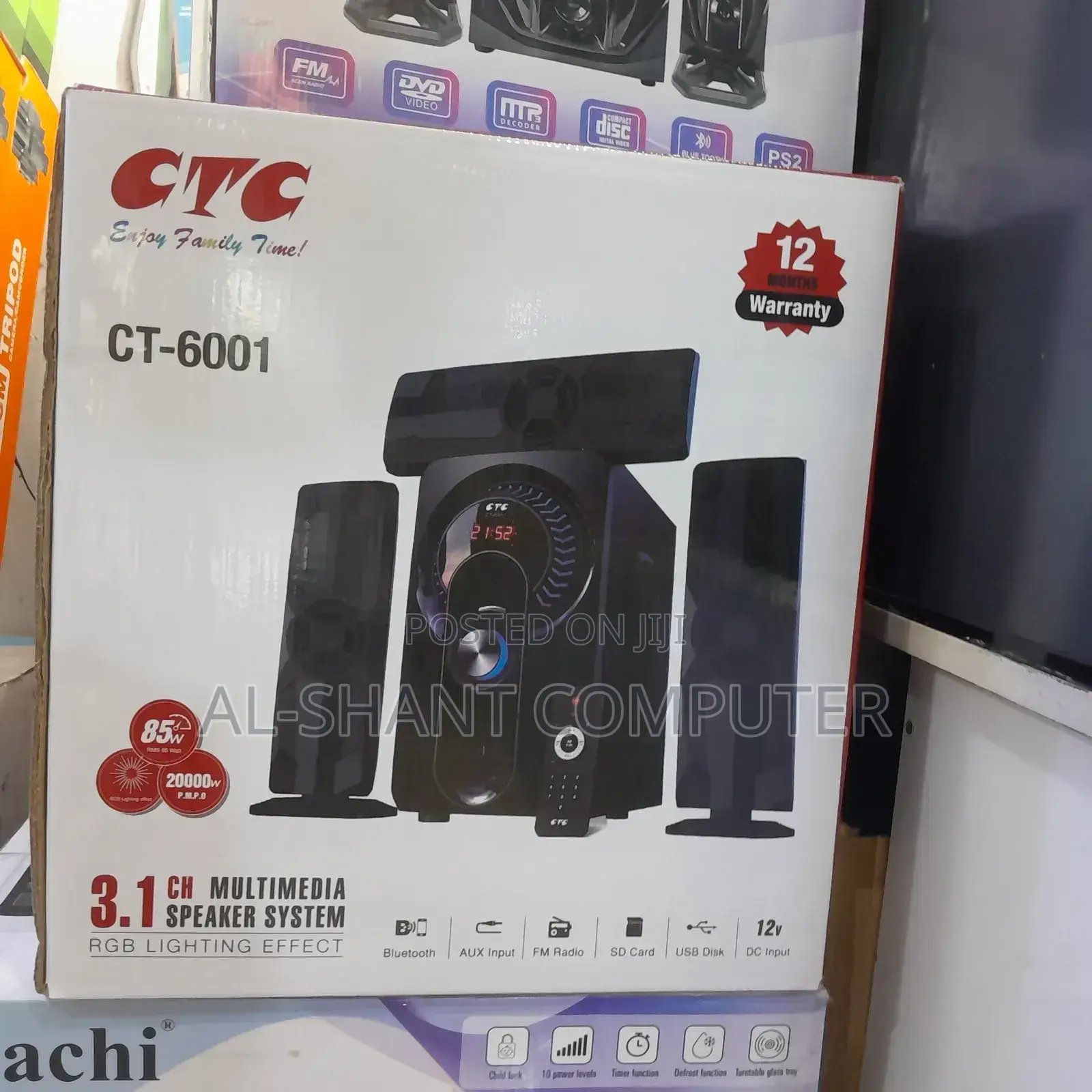 CTC Ct-6001 3.1 Multimedia Speaker