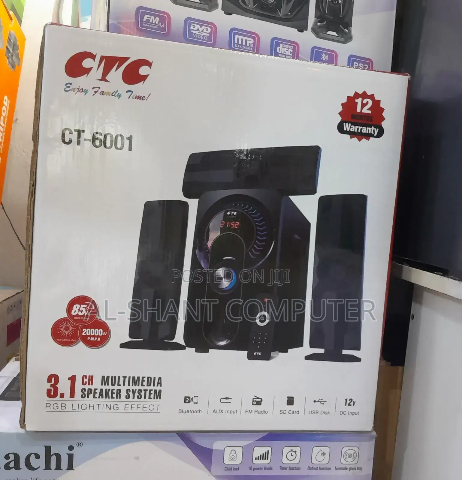 CTC Ct-6001 3.1 Multimedia Speaker