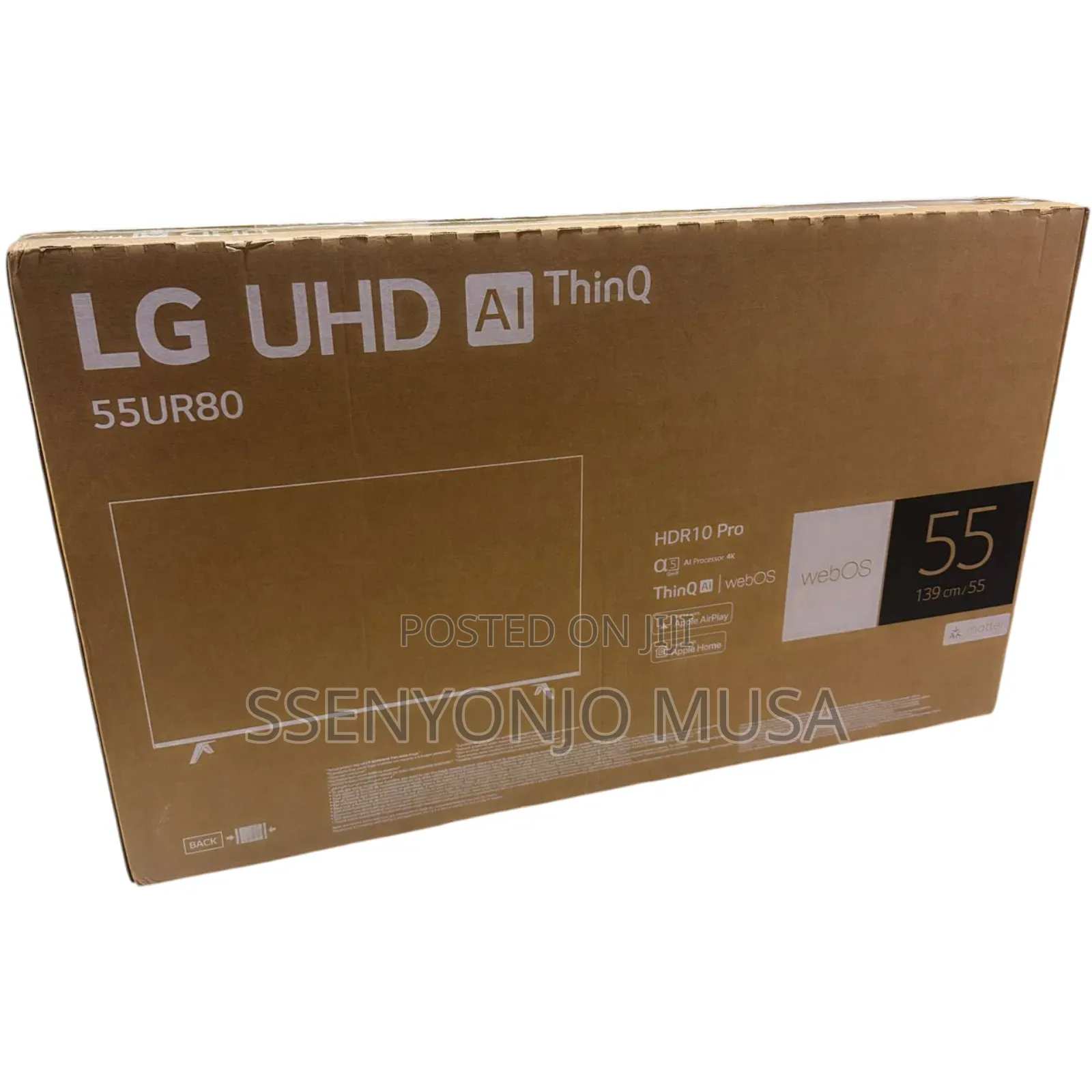 Lg 55ur80 55" Smart Tv - Uhd, Thinq Ai, Webos