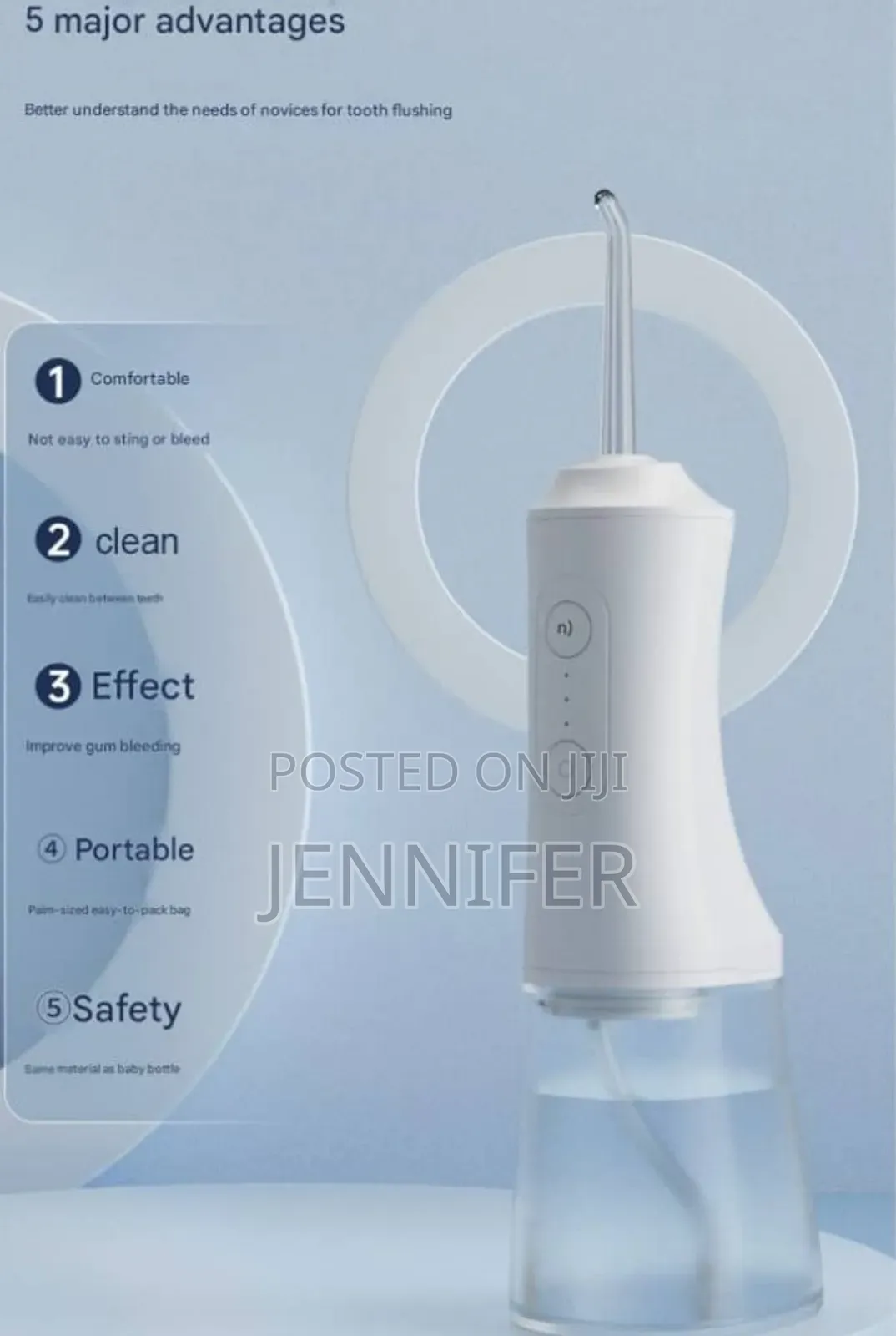 MDHL 300ml Rechargeable Teeth Cleaning Water Flosser