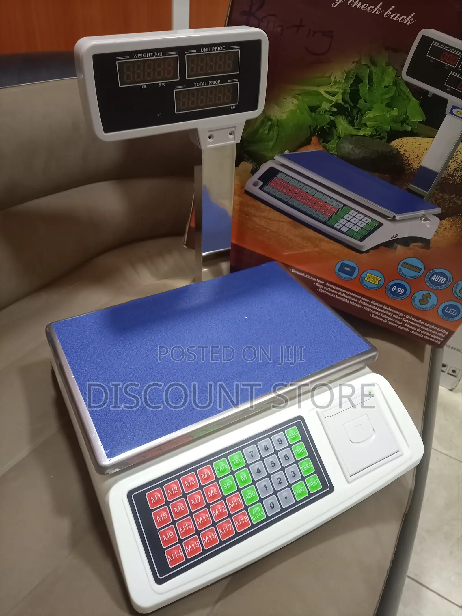 Digital Weighing Scale 50kg With Receipt Printer Weighing Scale