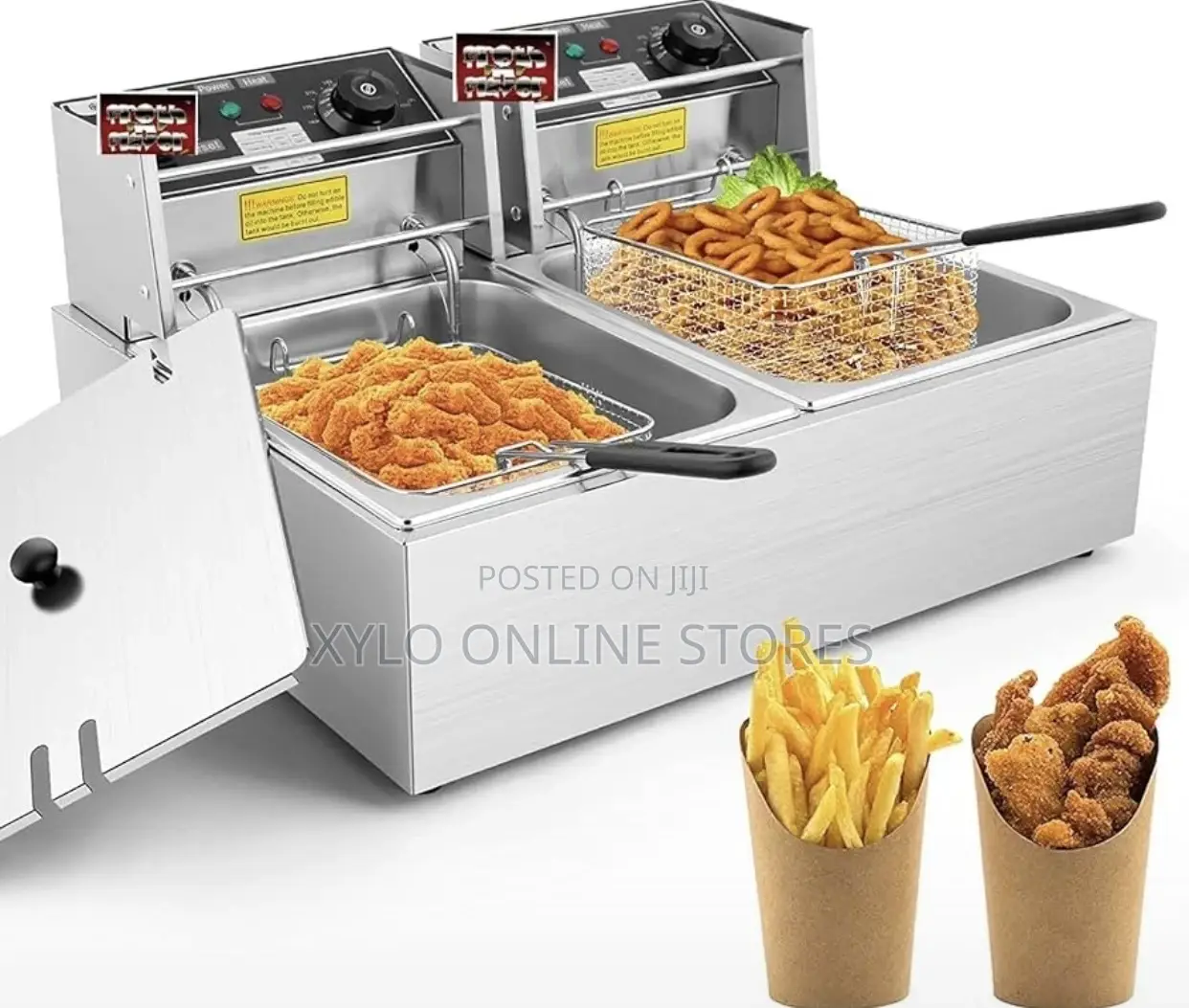 12 Liters Pixel Double Deep Fryer