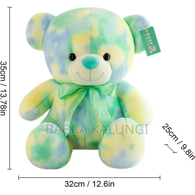 60cm Rainbow Plush Bear Toy