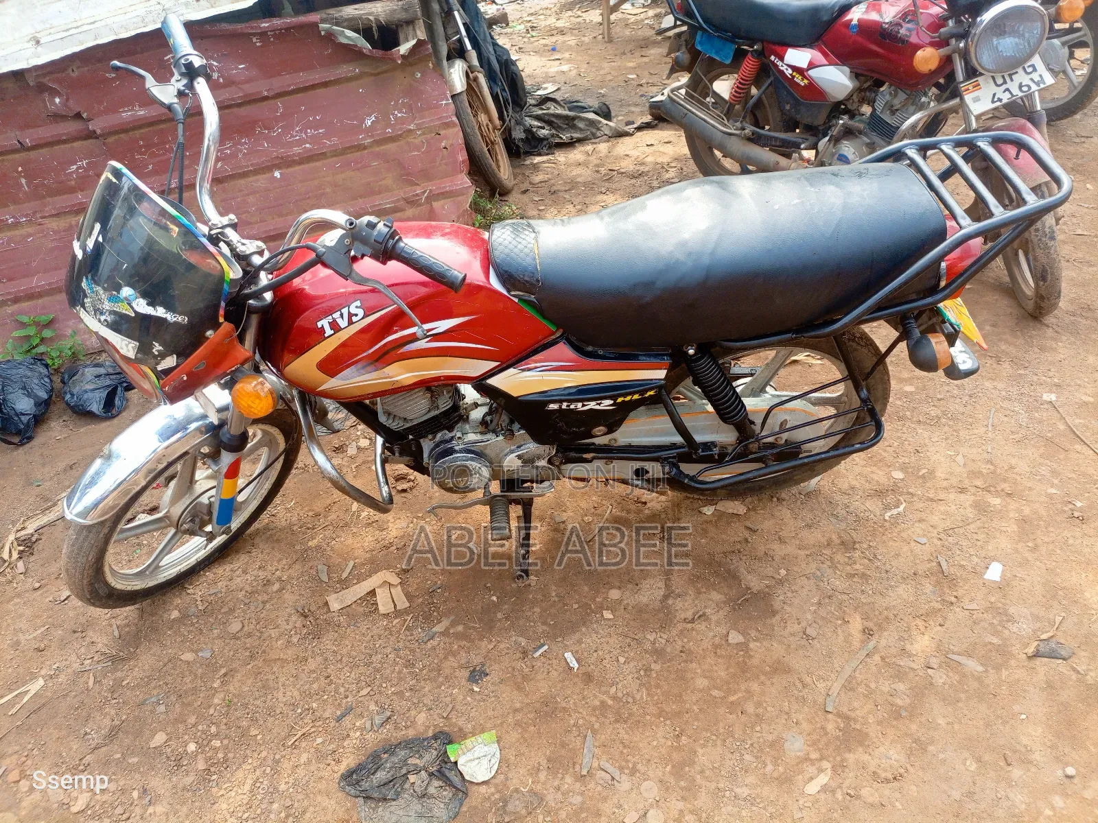 TVS XL 100 2020 Red