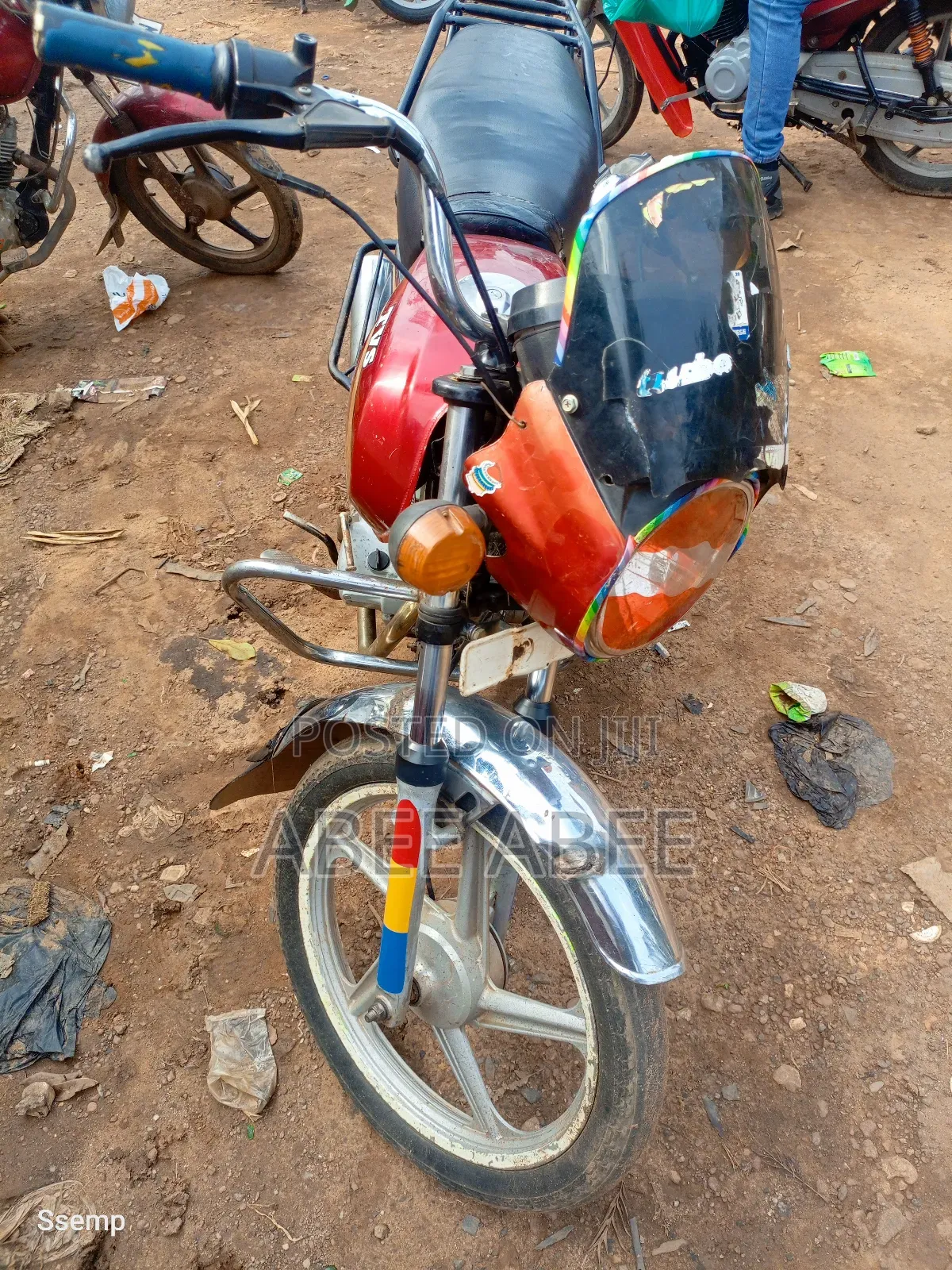 TVS XL 100 2020 Red