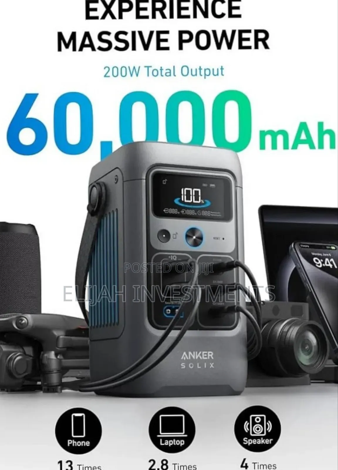 Anker Solix C200 Dc Portable Power Station.