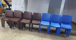 Simple Plastic Chair Stackable