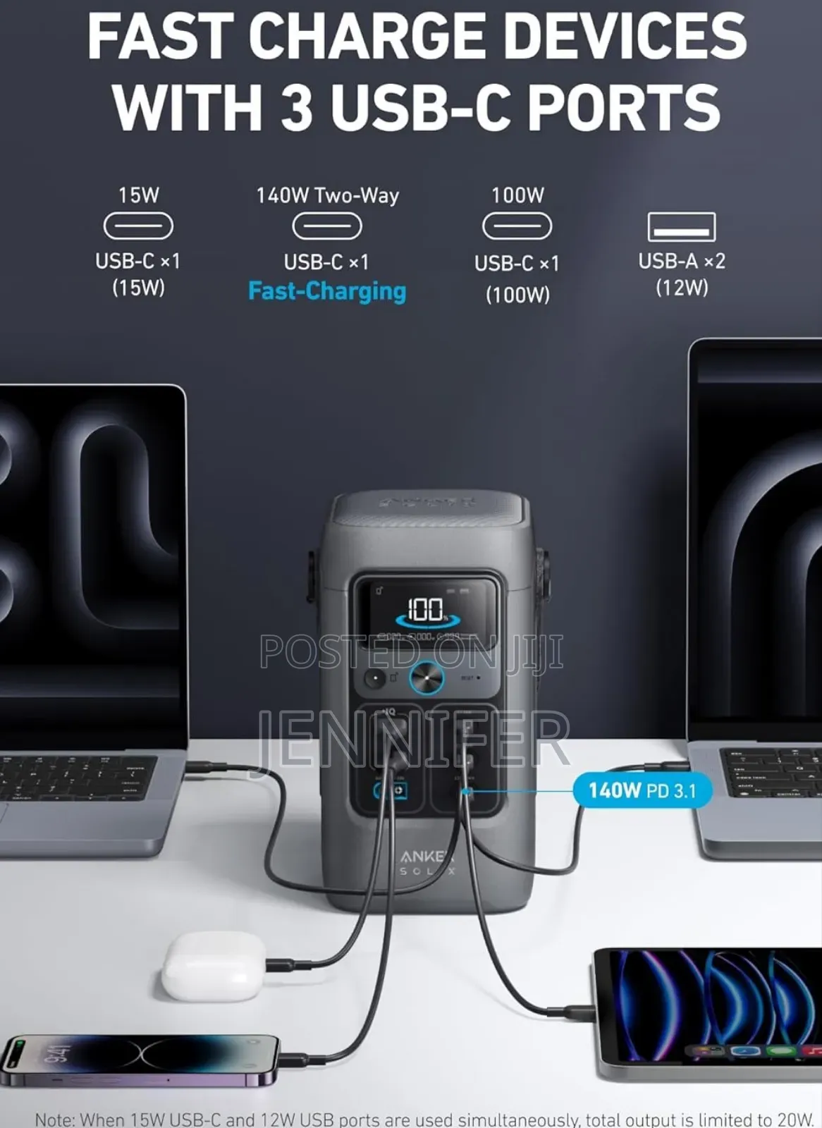 Anker Solix C200 Dc Portable Power Station.