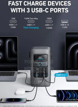 Anker Solix C200 Dc Portable Power Station.