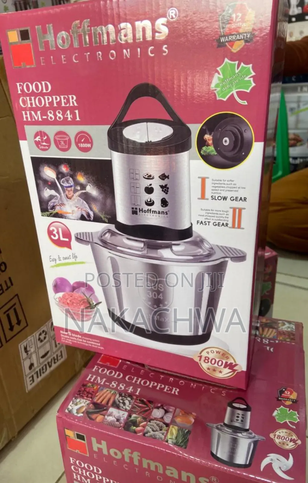 3litres Hoffman Food Chopper