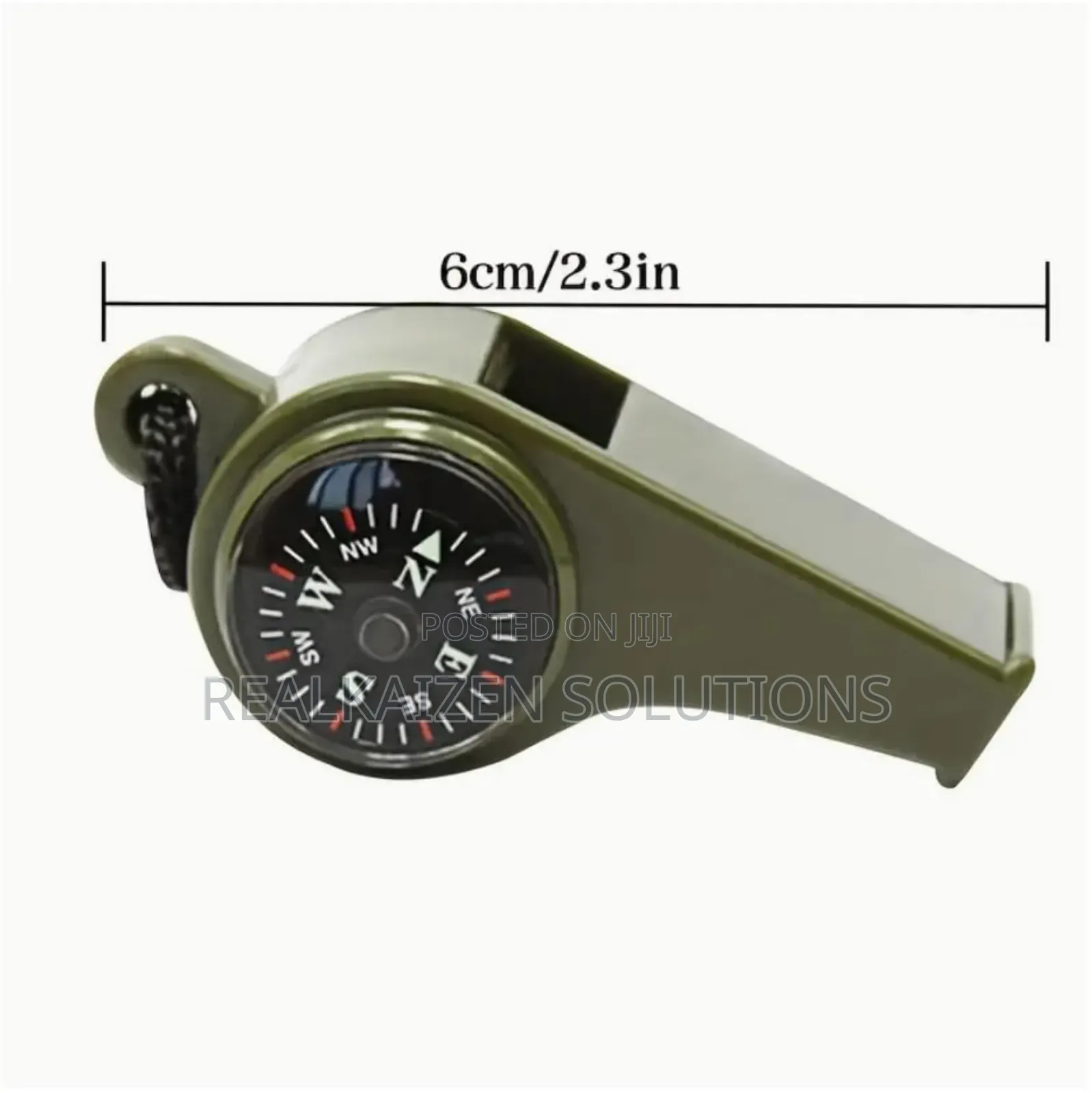 3 in 1 Emergency Outdoor Survival Whistle
With Compass Thermometer
