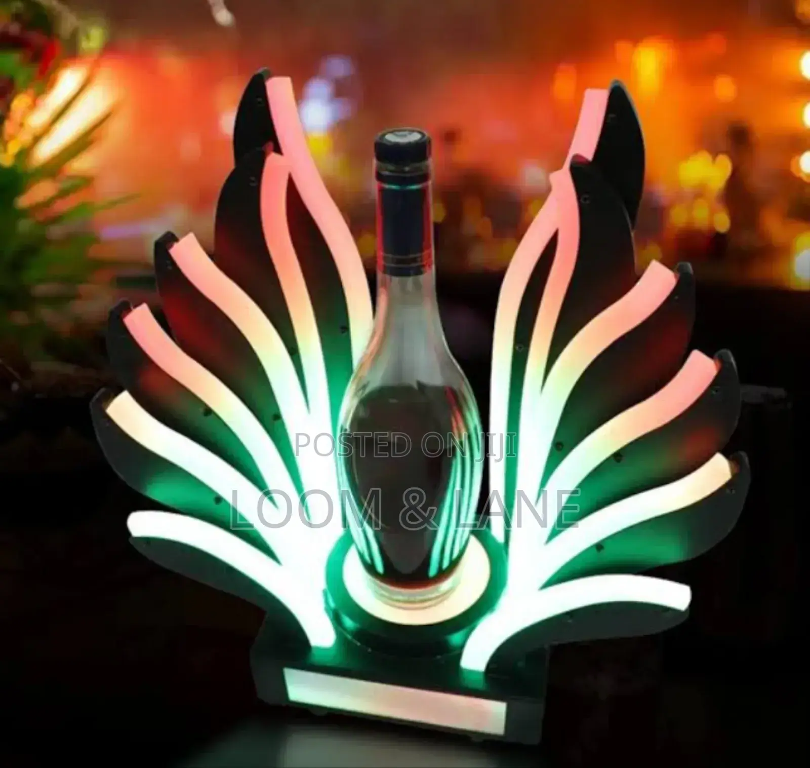 Led Wine Bottle Display Stand
