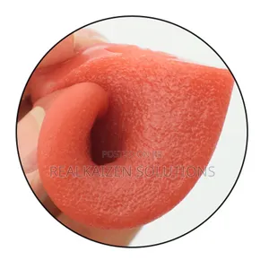 Realistic Halloween Prank Cosplay Fake Tongue With 19mm Vampire Teeth