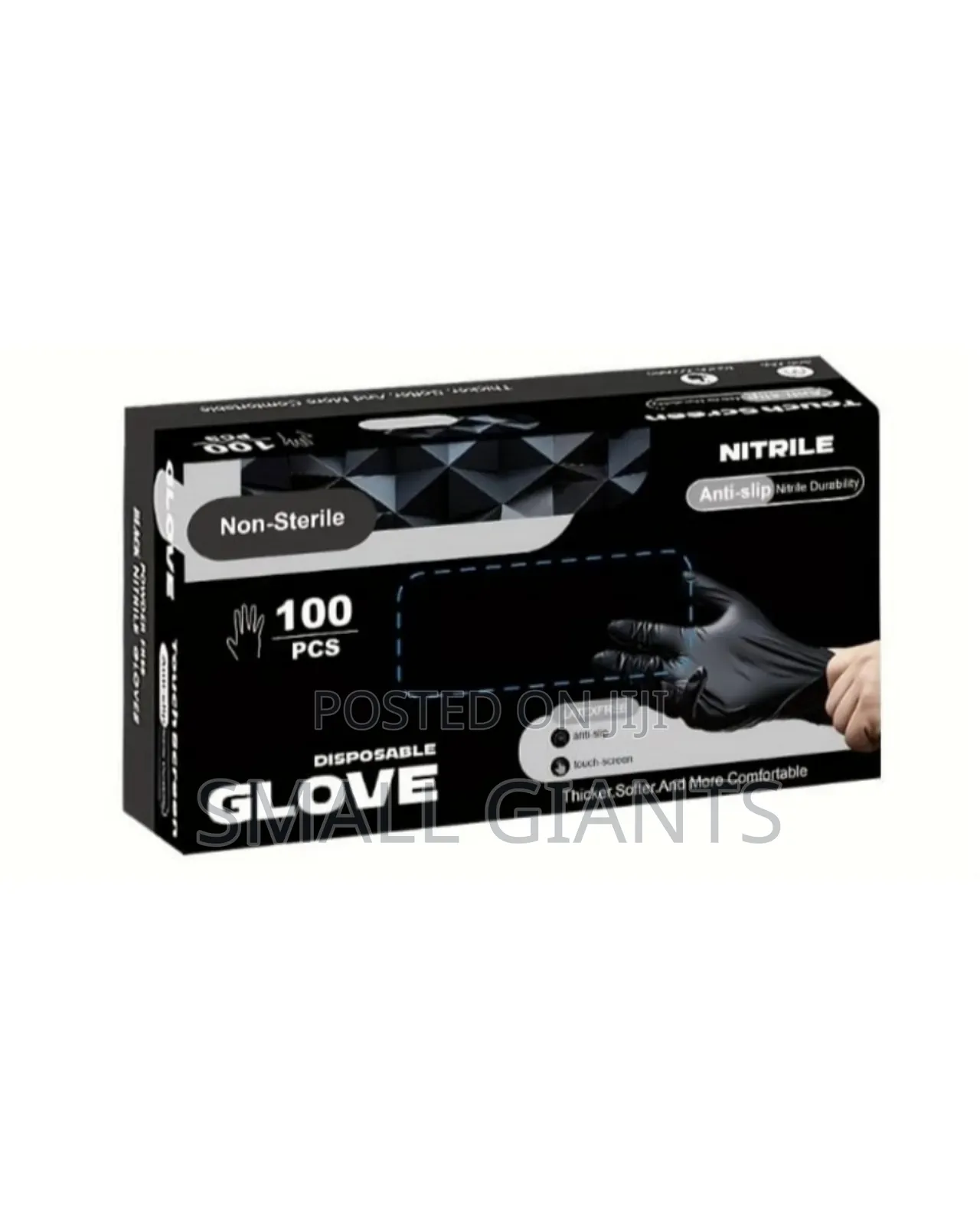100pcs Black Disposable Multifunction Gloves