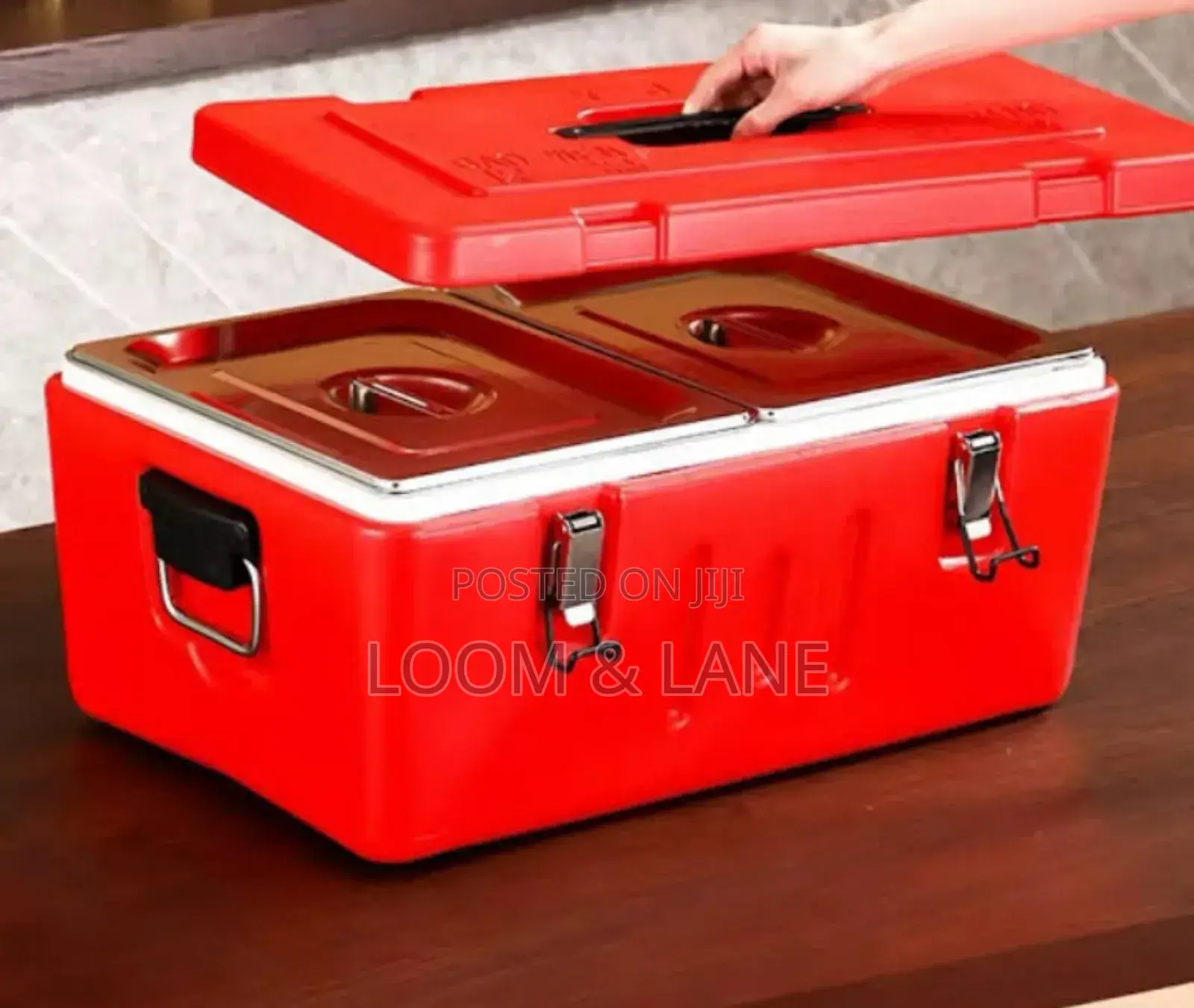 Hot and Cold Double Dish Insulated Food Container