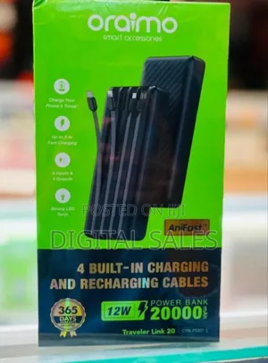 Black Oraimo Power Bank