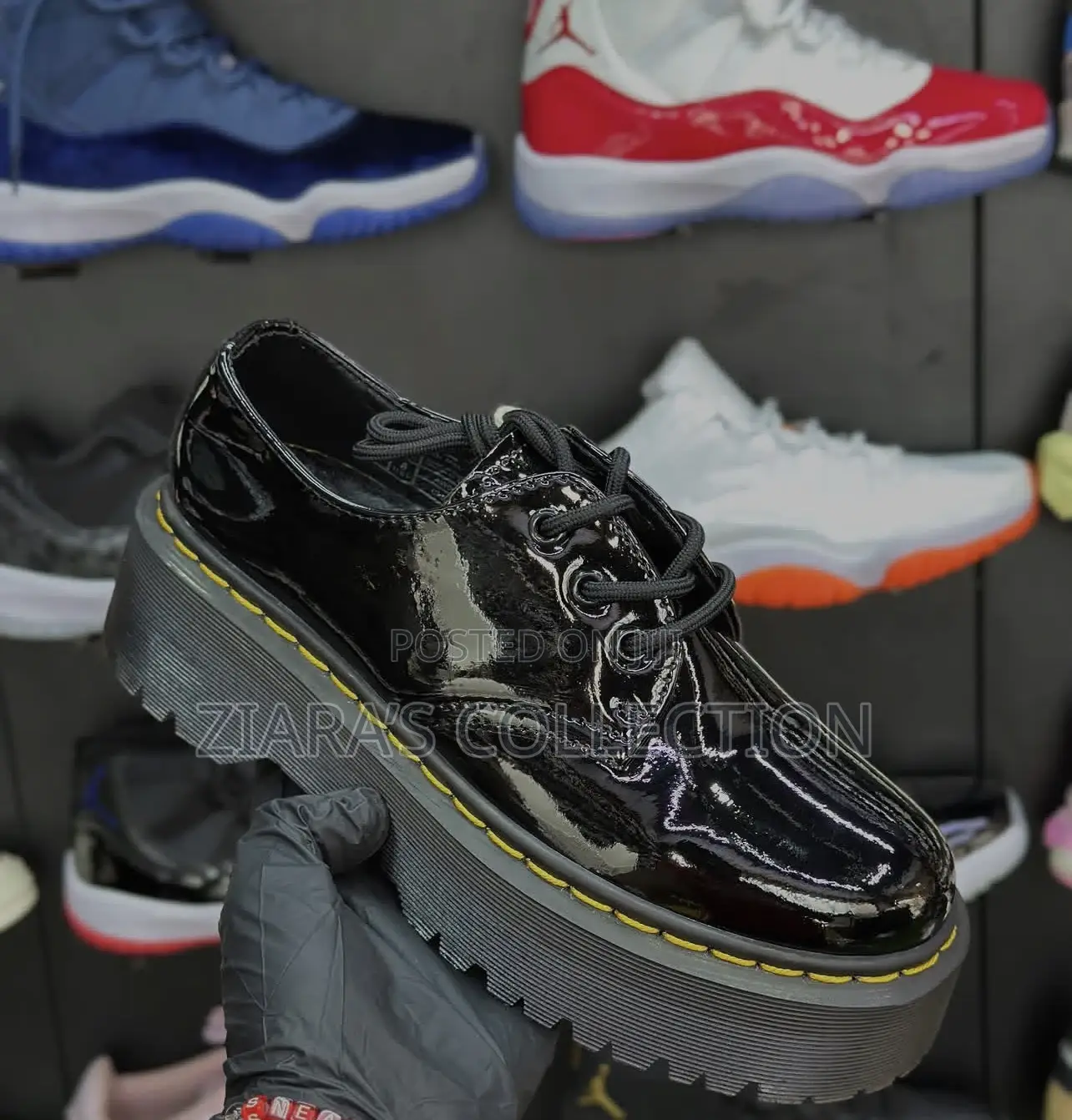 Shinny Authentic Dr Martens Shoes