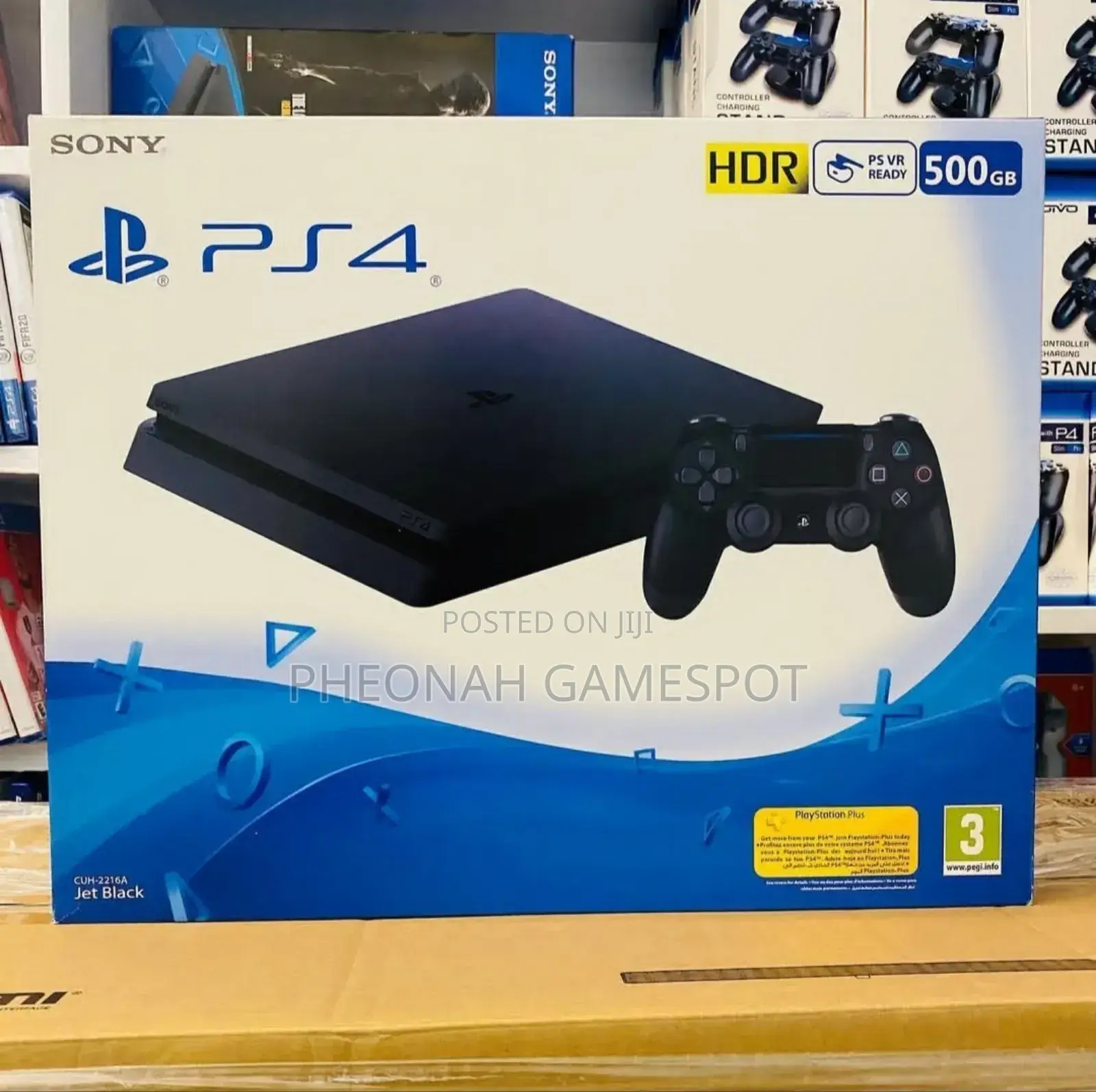 Your New Ps4 Slim: Packed With 16 Games 2 Controllers!
