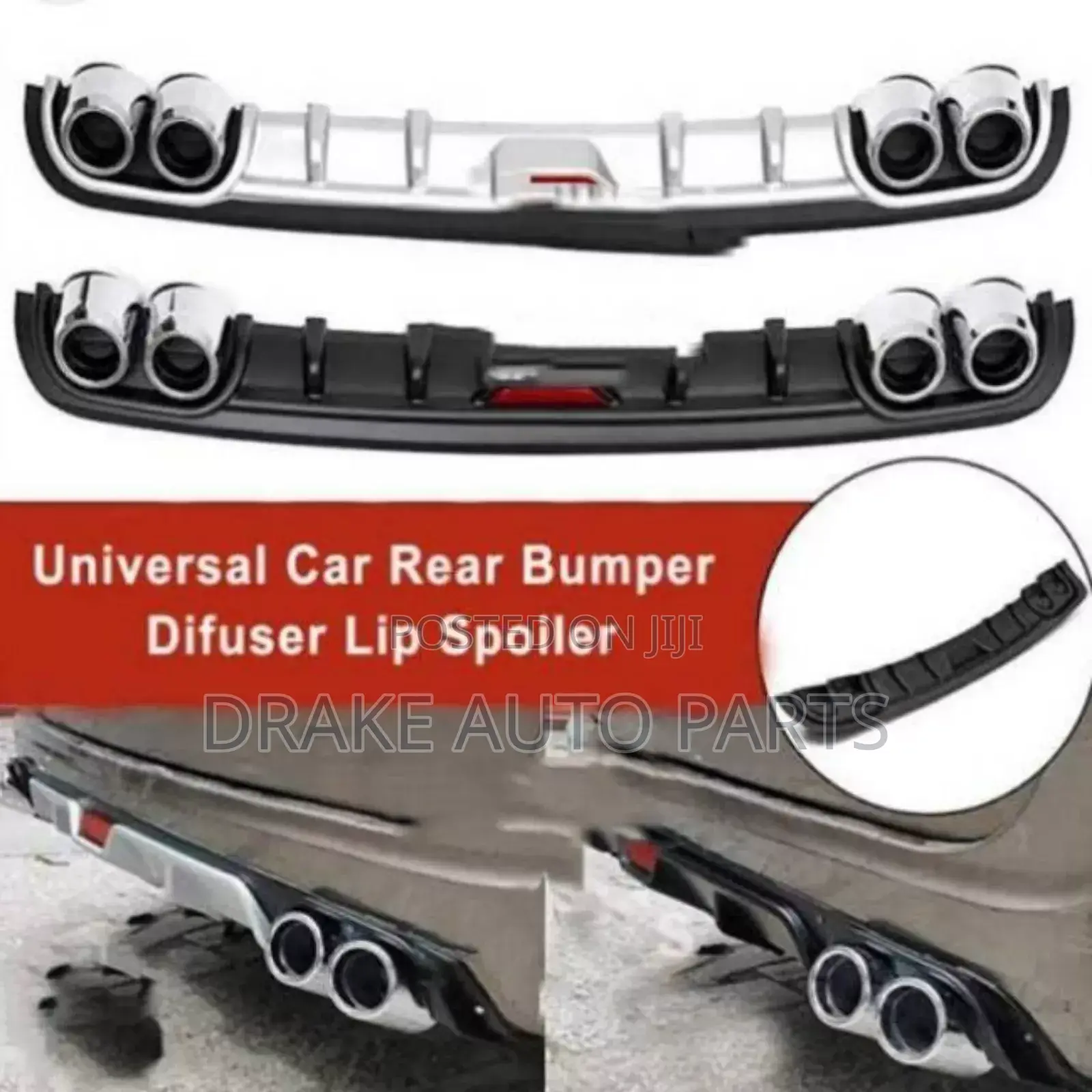 Universal Car Rear Bumper Lip Spoiler Available