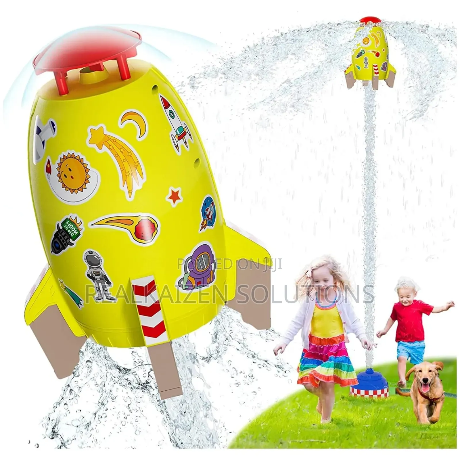 Outdoor Kids Rocket Launcher Sprinkler Water Toy