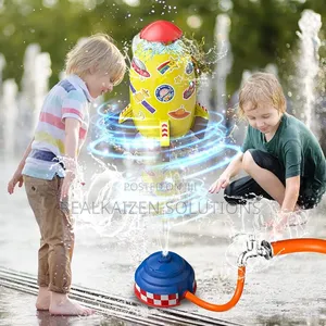 Outdoor Kids Rocket Launcher Sprinkler Water Toy