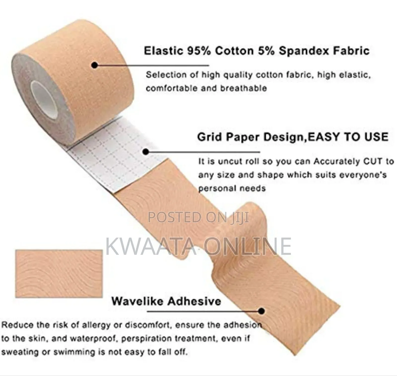 Women Boob Tape Invisible Bra Nipple Cover Adhesive Breast Lift Tape