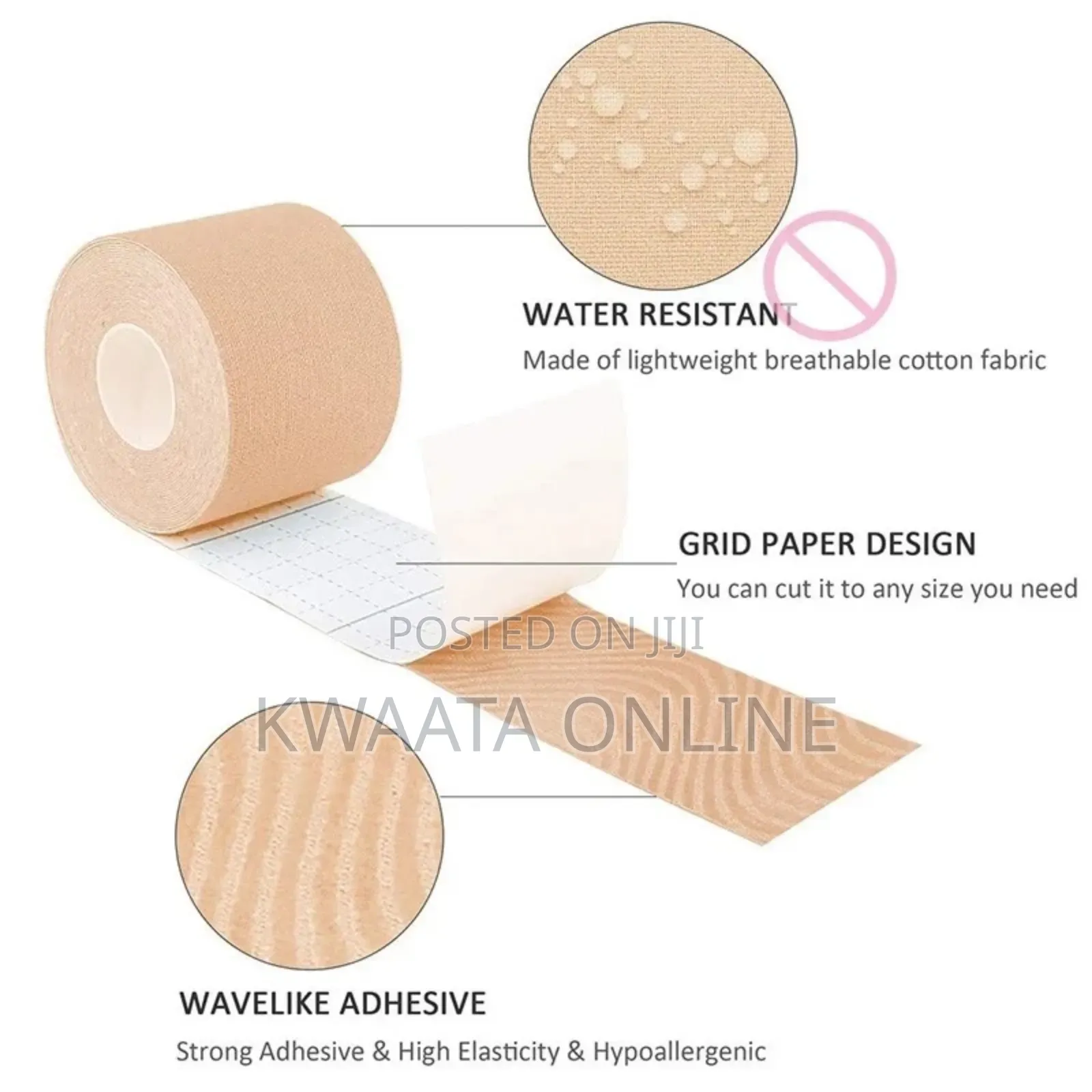 Women Boob Tape Invisible Bra Nipple Cover Adhesive Breast Lift Tape