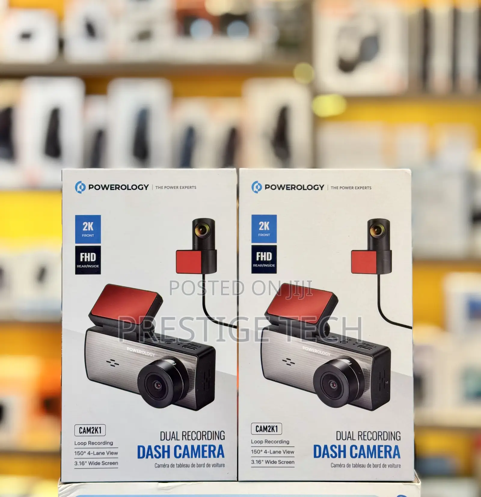 Powerology Dual Recording Car Dash Camera / Car Dash Cam