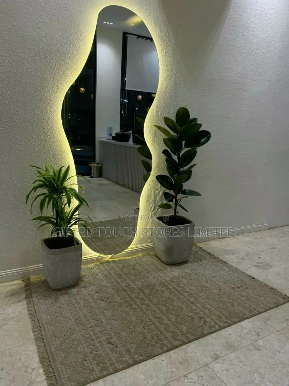 Modern Curved Led Mirror