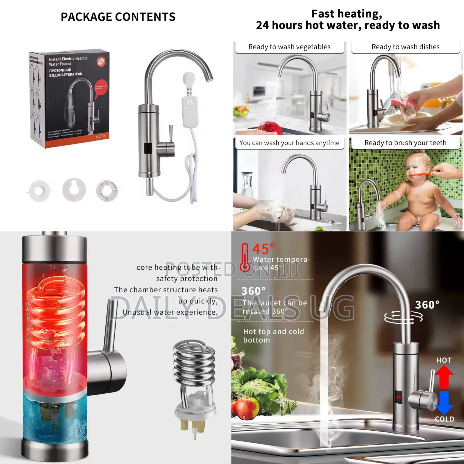 Rx-016 Instant Electric Heating Water Faucet