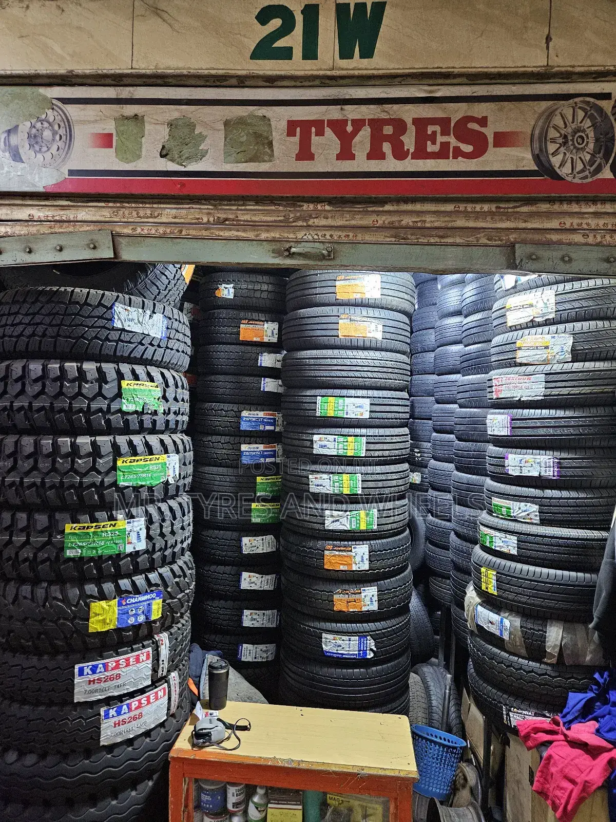 Tires in All Sizes N Types a Available for All Seasons.