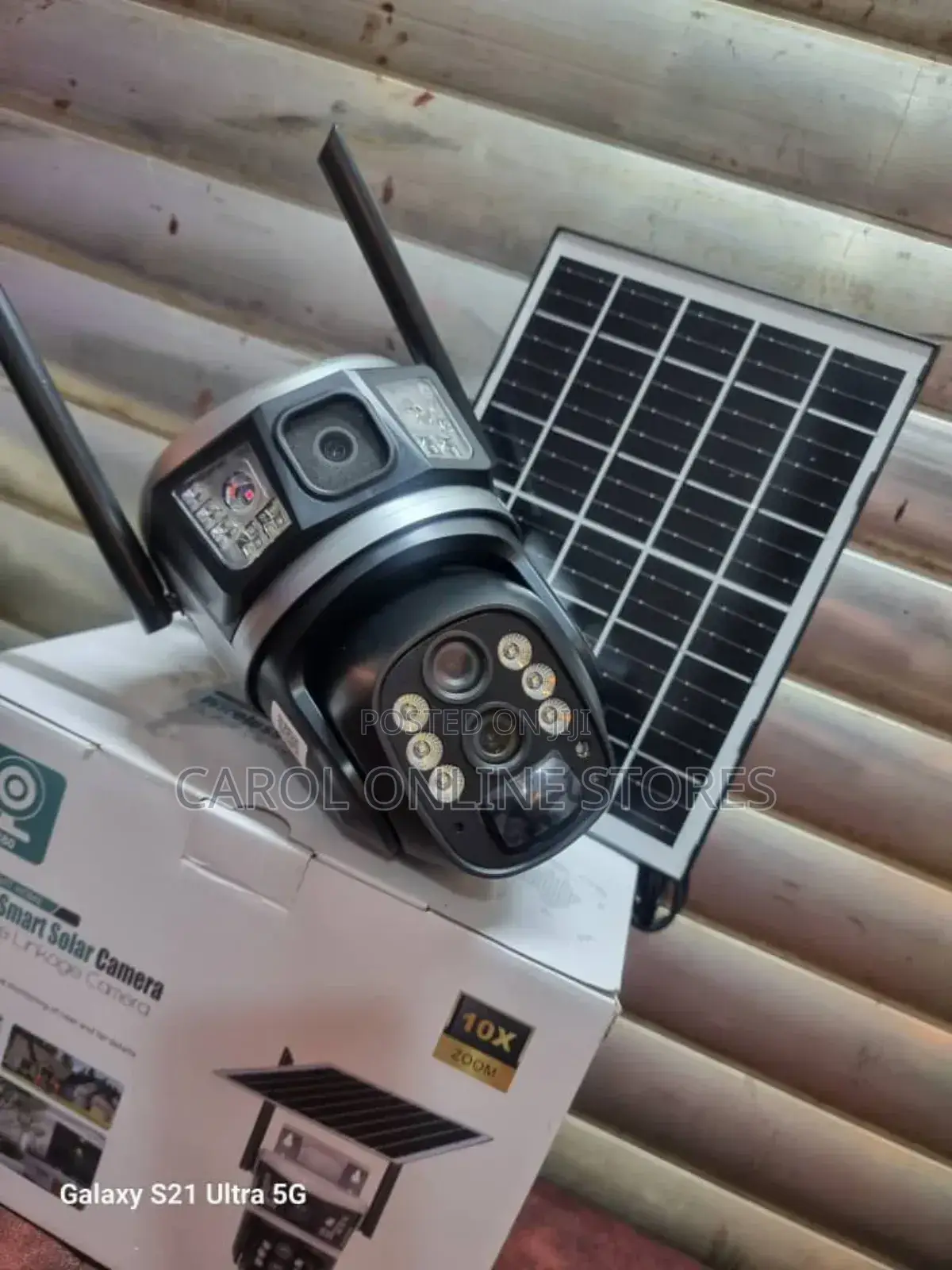 Security Camera Two Lens With Motion Sensor