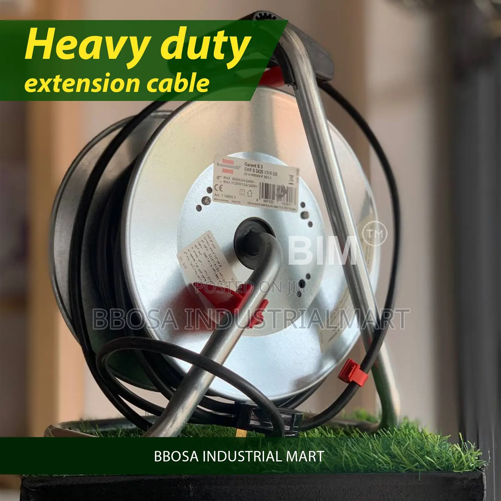 German Make Heavy Duty Extension Cable
