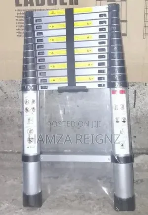 12.5ft (3.8) Aluminum Telescopic Ladder
